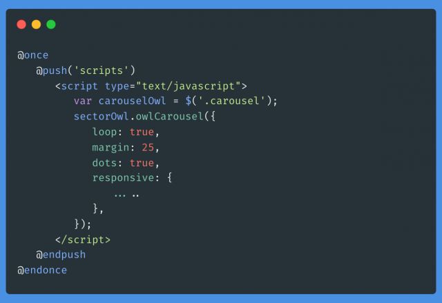 Blade Once Component - Laravel